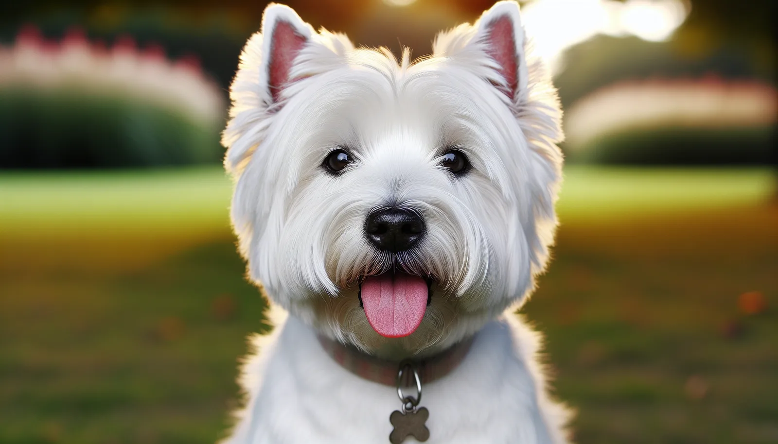 Westie bij agility