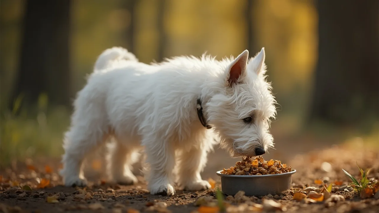 Hoeveel eten heeft een Westie nodig?