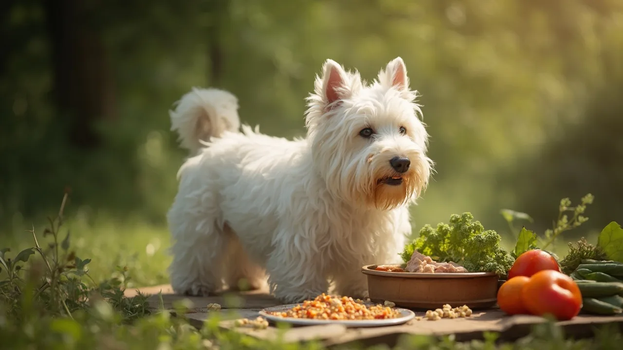 Westie nosework training