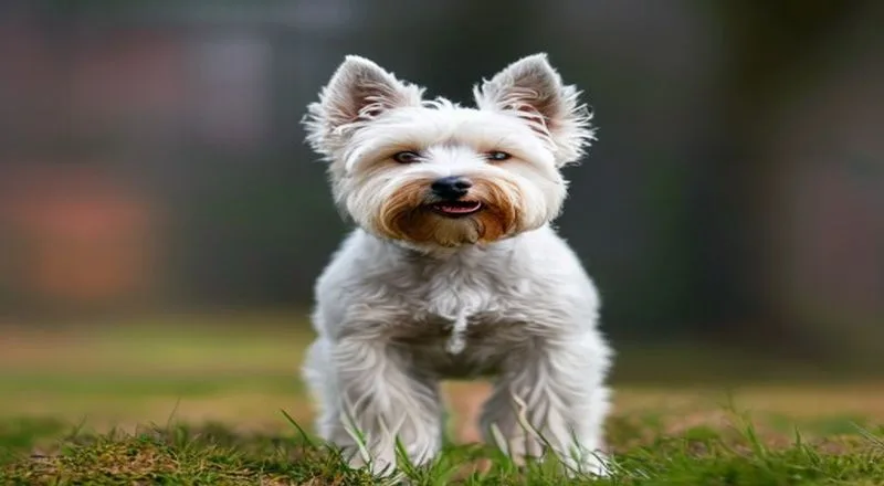 Westie in de warmte