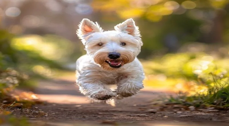 Dagelijks vacht onderhoud bij de Westie